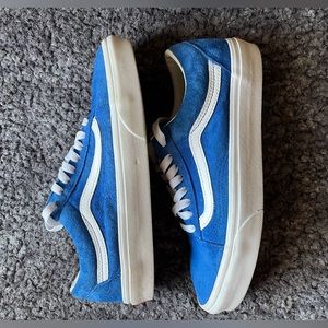 Vans Old Skool Blue Suede Shoes NWOT